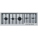 Plita incorporabila Foster GK 7627032, instalare FT / FTS, gaz, 129.4cm, 5 arzatoare, aprindere electrica, siguranta gaz, inox