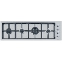 Aragaz Tecnogas P1X66M4VC, 60 cm, gaz, 4 arzatoare, grill, otel inoxidabil