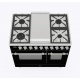 Aragaz Lofra RBI66MFT/CI, 60x60 cm, gaz, 4 arzatoare, grill, aprindere electronica, timer, crem