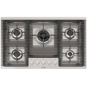 Aragaz Tecnogas P1X66M4VC, 60 cm, gaz, 4 arzatoare, grill, otel inoxidabil
