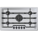 Plita incorporabila Foster KE Black 7600666, instalare FT/FTS, gaz, 80.3cm, 5arzatoare, aprindere electrica, siguranta gaz, inox
