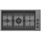 Aragaz Tecnogas P1X66M4VC, 60 cm, gaz, 4 arzatoare, grill, otel inoxidabil