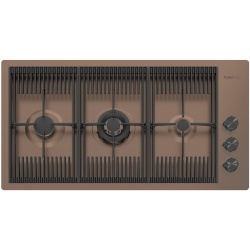 Aragaz Tecnogas P1X66M4VC, 60 cm, gaz, 4 arzatoare, grill, otel inoxidabil