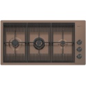 Plita incorporabila Foster PVD - 7680 008, instalare FT/FTS, gaz, 87cm, 3arzatoare,aprindere el., sig. gaz, cupru