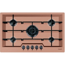 Plita incorporabila Foster 7601 866 KE instalare FT/FTS, gaz, 80.3cm, 5arzatoare,aprindere el., sig. gaz, cupru