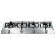 Plita incorporabila Foster KE Line 7606032, instalare SF, gaz, 100.5cm , 4 arzatoare, aprindere electrica, siguranta gaz, inox