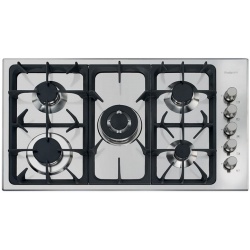 Aragaz Tecnogas P1X66M4VC, 60 cm, gaz, 4 arzatoare, grill, otel inoxidabil