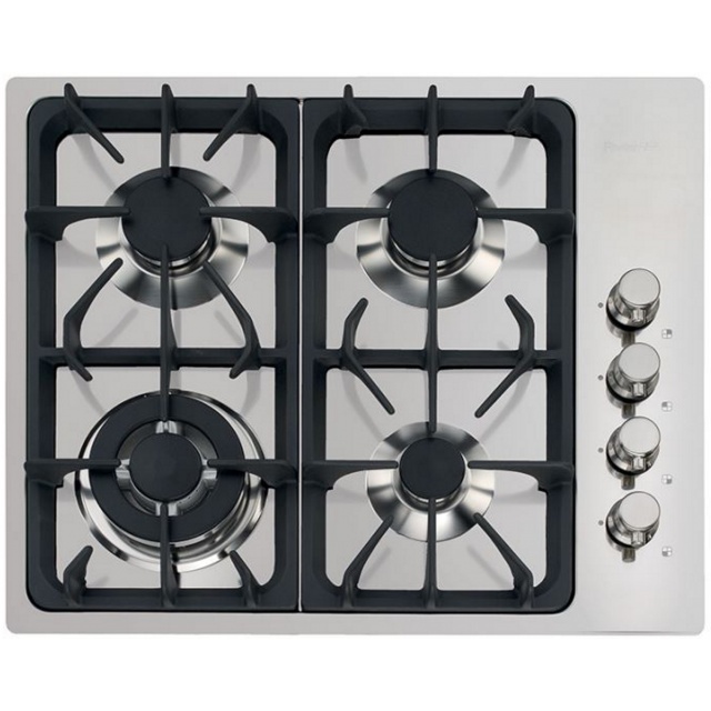 Plita incorporabila Foster PROFESSIONALE 7244 062,instalare FT/FTS, gaz, 60.3cm, 4 arzatoare,aprindere electrica, sig. gaz, inox