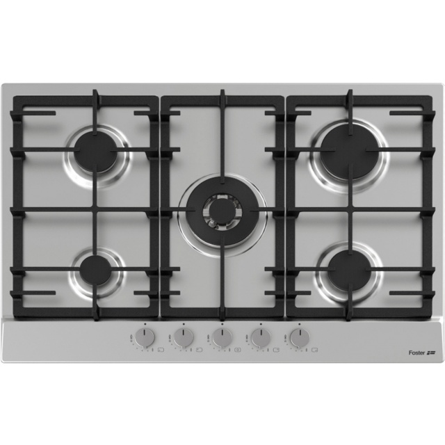 Aragaz Tecnogas P1X66M4VC, 60 cm, gaz, 4 arzatoare, grill, otel inoxidabil