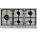 Plita incorporabila Foster POWER 7016 032, instalare STD, gaz, 86cm, 5 arzatoare, aprindere electrica, siguranta gaz, inox