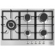 Plita incorporabila Foster URBAN 7005 082, instalare STD, gaz, 75cm, 5 arzatoare, aprindere electrica, siguranta gaz, inox