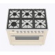 Aragaz Lofra RBI66MFT/CI, 60x60 cm, gaz, 4 arzatoare, grill, aprindere electronica, timer, crem