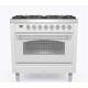 Aragaz Lofra RBI66MFT/CI, 60x60 cm, gaz, 4 arzatoare, grill, aprindere electronica, timer, crem