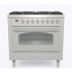 Aragaz Lofra RBI66MFT/CI, 60x60 cm, gaz, 4 arzatoare, grill, aprindere electronica, timer, crem