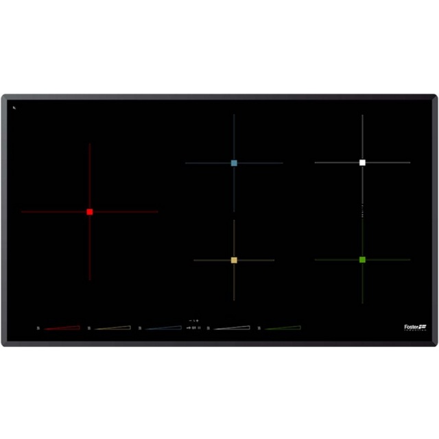 Plita FosterS4000 INDUCTION BRIDGE 7390 245, 90 cm , 5 zone de gatit, touch control,, sticla neagra