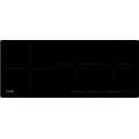 Plita Foster S4000 INDUCTION BRIDGE 7330 255, 84 cm , 3 zone de gatit, touch control,, sticla neagra