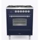 Aragaz ILVE Nostalgie P06N, 60x60cm, 4 arzatoare, cuptor electric, aprindere electronica, siguranta Stop Gaz, alb antic