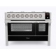 Aragaz ILVE Panoramagic PM12, 122x70cm, 8 arzatoare , cuptor dublu, aprindere electronica, siguranta Stop Gaz, inox