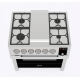 Aragaz Lofra RBI66MFT/CI, 60x60 cm, gaz, 4 arzatoare, grill, aprindere electronica, timer, crem