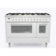 Aragaz Lofra RBI66MFT/CI, 60x60 cm, gaz, 4 arzatoare, grill, aprindere electronica, timer, crem