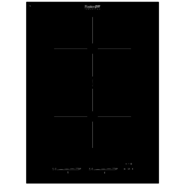 Plita Foster S4000 DOMINO INDUCTION 7341 655, 38 cm , 2 zone de gatit, touch control,, sticla neagra