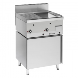 Gratar pe gaz , Giorik, LGG6910X ,GIO 60 , cu suprafata 1/2 nededa, 1/2 striata