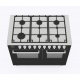 Aragaz Lofra RBI66MFT/CI, 60x60 cm, gaz, 4 arzatoare, grill, aprindere electronica, timer, crem