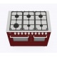 Aragaz Lofra RBI66MFT/CI, 60x60 cm, gaz, 4 arzatoare, grill, aprindere electronica, timer, crem