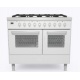 Aragaz Lofra RBI66MFT/CI, 60x60 cm, gaz, 4 arzatoare, grill, aprindere electronica, timer, crem