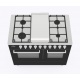 Aragaz Lofra RBI66MFT/CI, 60x60 cm, gaz, 4 arzatoare, grill, aprindere electronica, timer, crem