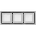 Hota de tavan Foster TRIO 2536 000, 93x34cm, 850 m³/h, motor 2x160W, sticlas alba/inox satinat