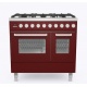 Aragaz Lofra RBI66MFT/CI, 60x60 cm, gaz, 4 arzatoare, grill, aprindere electronica, timer, crem