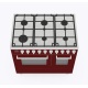 Aragaz Lofra RBI66MFT/CI, 60x60 cm, gaz, 4 arzatoare, grill, aprindere electronica, timer, crem