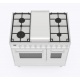Aragaz Lofra RBI66MFT/CI, 60x60 cm, gaz, 4 arzatoare, grill, aprindere electronica, timer, crem