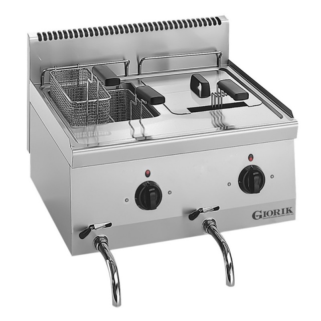 Friuteuza electrica, Giorik, LFE6910, GIO 60, 2 cuva, 10 litri+10 litri