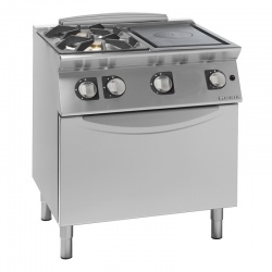 Masina de gatit pe gaz , Giorik, CG76EH, Unika 700, cu 6 arzatoare si cuptor electric