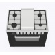 Aragaz Lofra RBI66MFT/CI, 60x60 cm, gaz, 4 arzatoare, grill, aprindere electronica, timer, crem