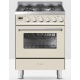 Aragaz Lofra RBI66MFT/CI, 60x60 cm, gaz, 4 arzatoare, grill, aprindere electronica, timer, crem