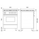 Aragaz Lofra RBI66MFT/CI, 60x60 cm, gaz, 4 arzatoare, grill, aprindere electronica, timer, crem