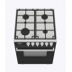 Aragaz Lofra RBI66MFT/CI, 60x60 cm, gaz, 4 arzatoare, grill, aprindere electronica, timer, crem