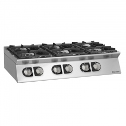 Masina de gatit pe gaz , Giorik, ECG760T, LineaBase 700, cu 6 arzatoare