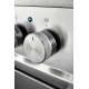 Aragaz ILVE Professional Plus PD10W, 100x60cm, 6 arzatoare, cuptor dublu, aprindere electronica, siguranta Stop Gaz, negru mat