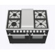 Aragaz Lofra RBI66MFT/CI, 60x60 cm, gaz, 4 arzatoare, grill, aprindere electronica, timer, crem