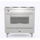 Aragaz Lofra RBI66MFT/CI, 60x60 cm, gaz, 4 arzatoare, grill, aprindere electronica, timer, crem