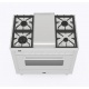 Aragaz Lofra RBI66MFT/CI, 60x60 cm, gaz, 4 arzatoare, grill, aprindere electronica, timer, crem