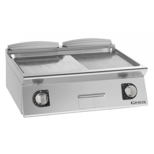 Gratar pe gaz Giorik, FMG941TCR, Unika 900, suprafata dubla de gatit ,1/2 neteda,1/2 striata, crom