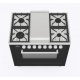 Aragaz Lofra RBI66MFT/CI, 60x60 cm, gaz, 4 arzatoare, grill, aprindere electronica, timer, crem