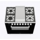Aragaz Lofra RBI66MFT/CI, 60x60 cm, gaz, 4 arzatoare, grill, aprindere electronica, timer, crem