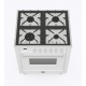 Aragaz Lofra RBI66MFT/CI, 60x60 cm, gaz, 4 arzatoare, grill, aprindere electronica, timer, crem