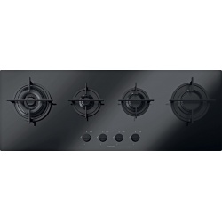 Plita incorporabila Barazza Mood, 110 cm, plita gaz, 4 arzatoare, sistem siguranta Stop-Gaz, inox